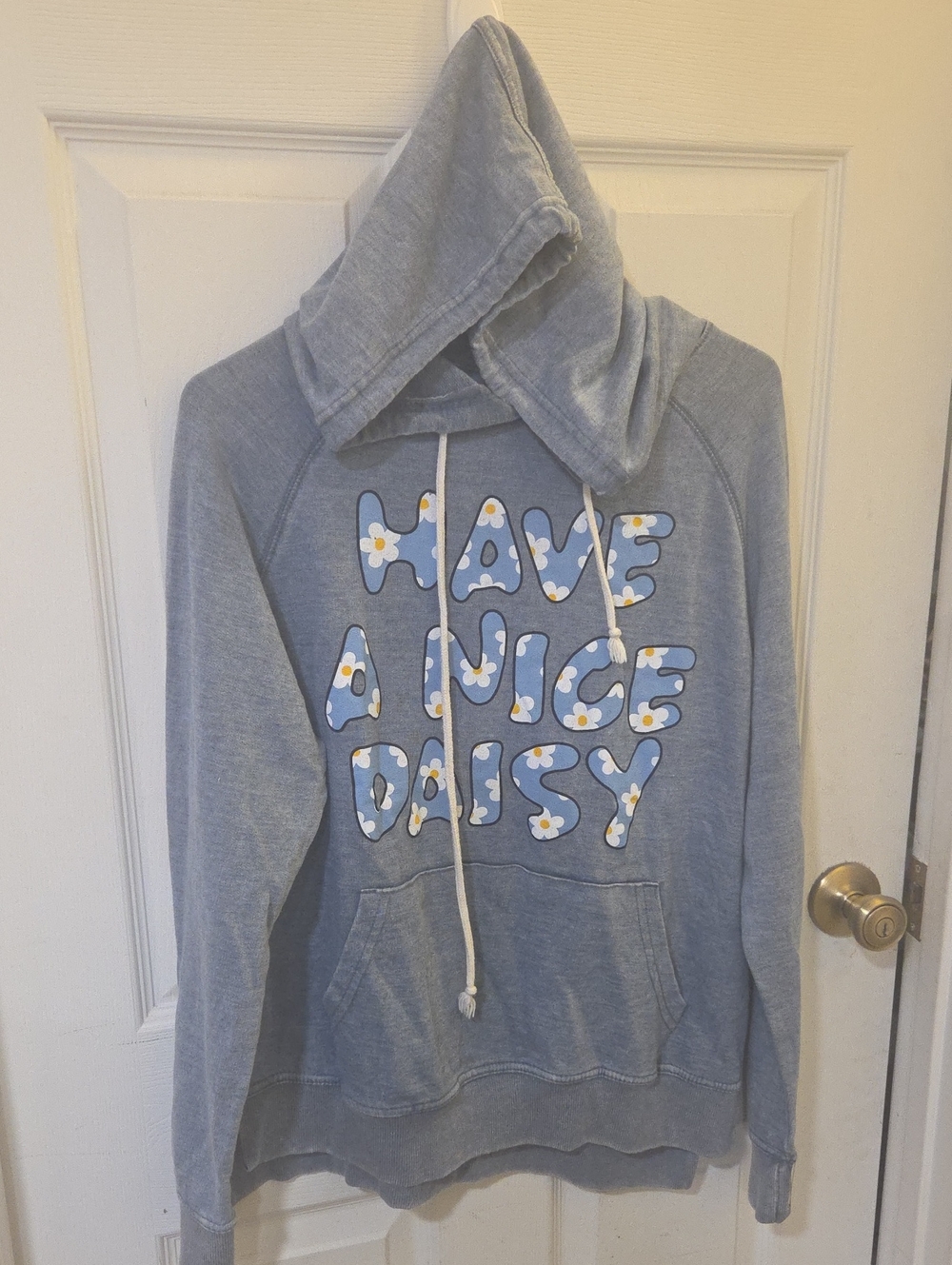 Like Love Small Light Blue Hoodie - Thread Spool Logo